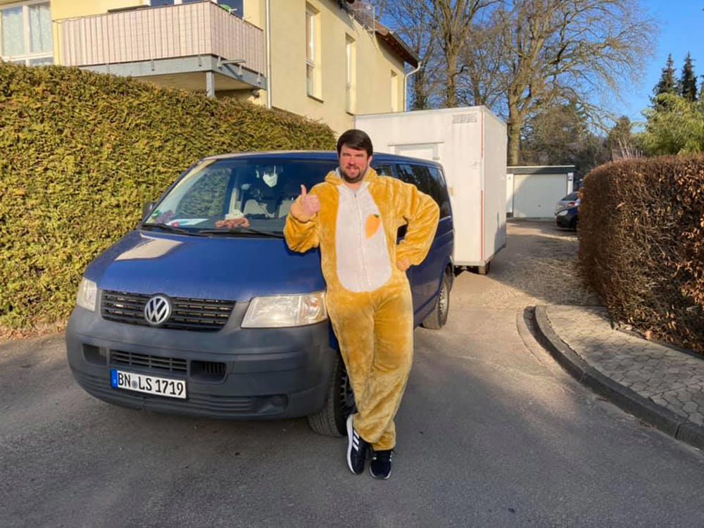 DJ Mobil Team bei einem Außeneinsatz